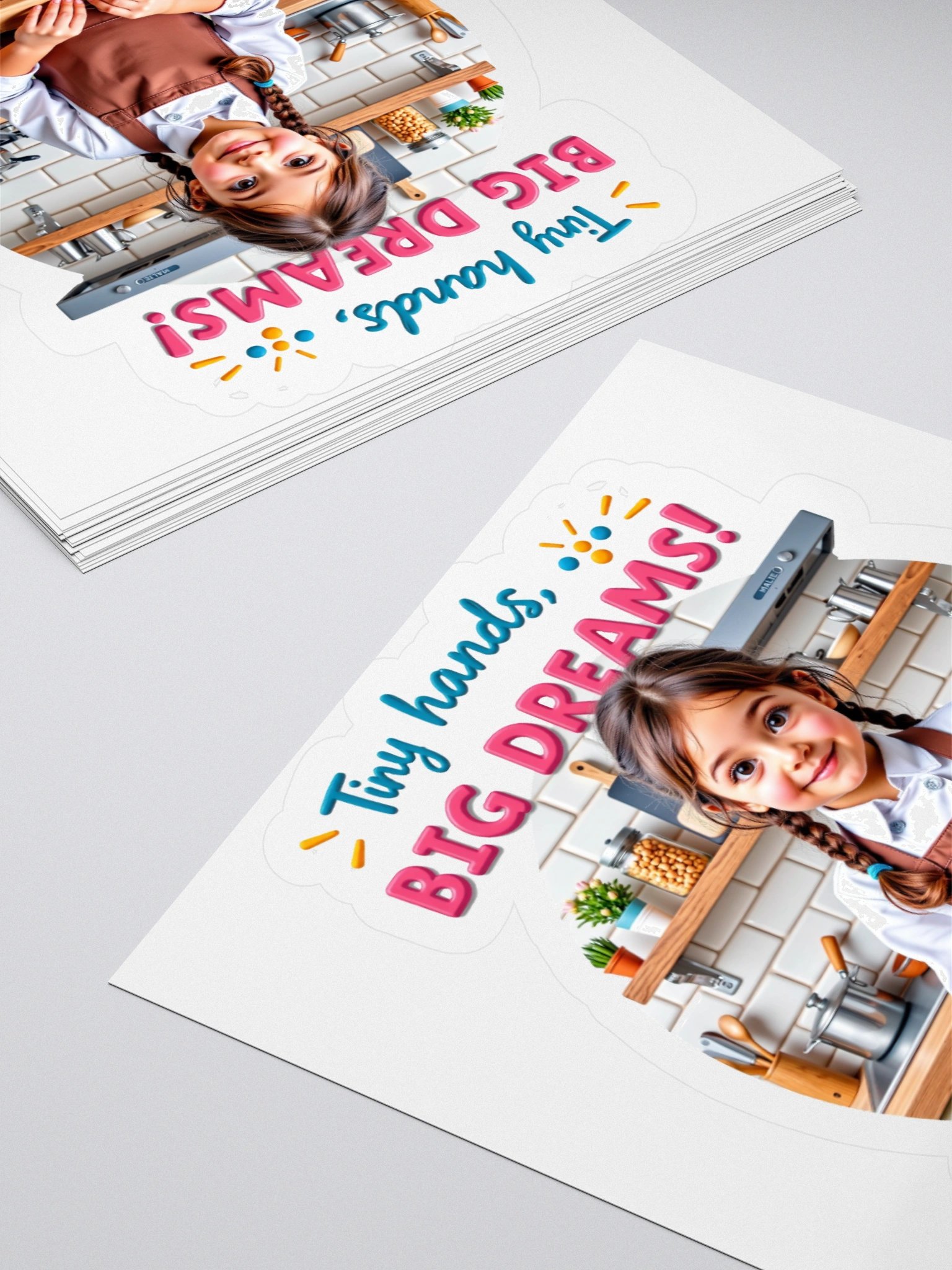 Tiny Hands, Big Dreams Kiss Cut Stickers product image (11)