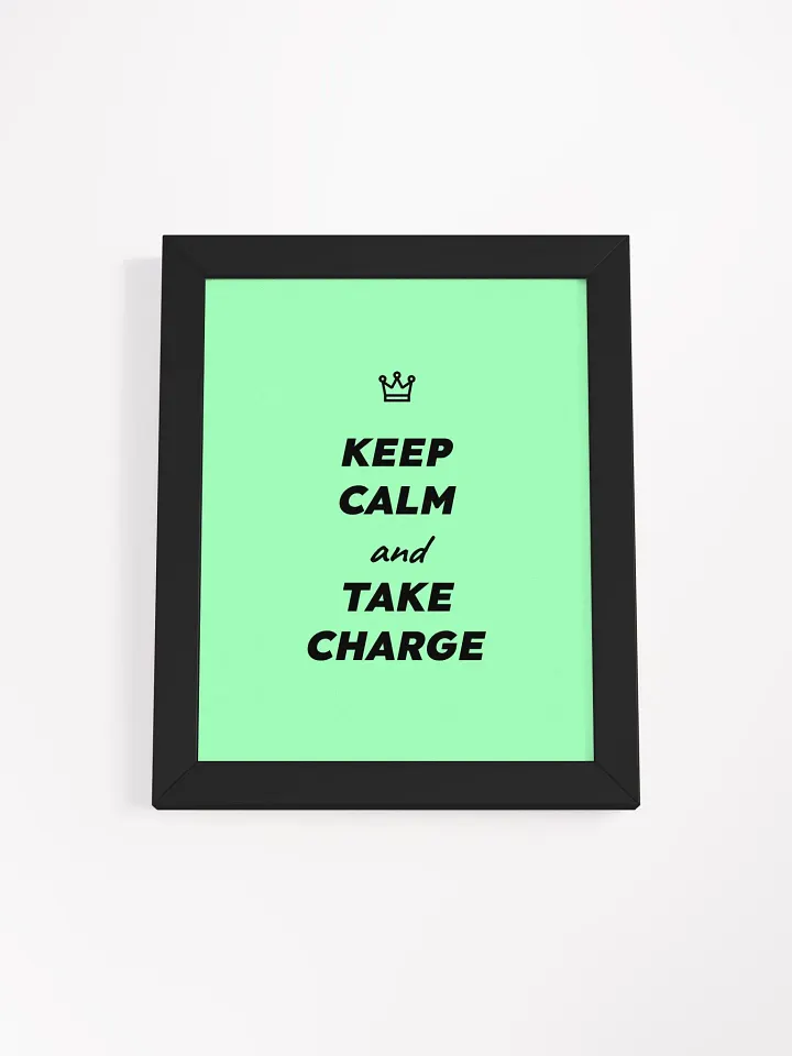 Keep Calm and Take Charge poster product image (46)