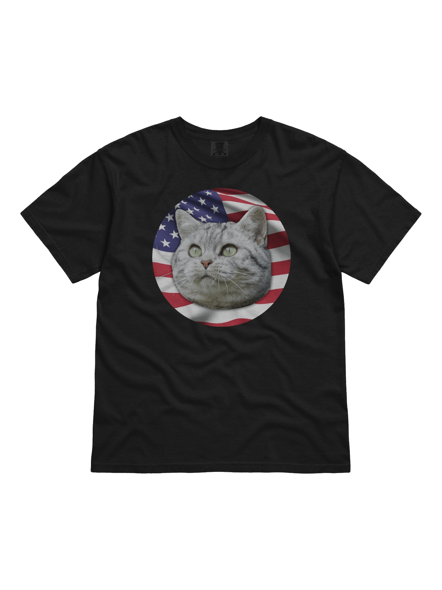PATRIOTIC CAT LOGO (Heavyweight shirt) product image (1)