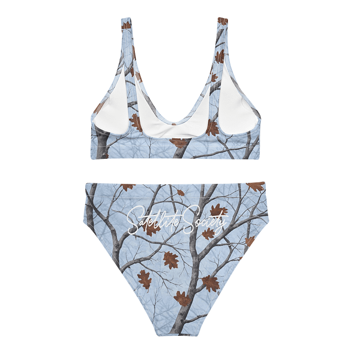 Satellite Society Carolina Camo High Waisted Bikini (Carolina Blue Sky) product image (2)