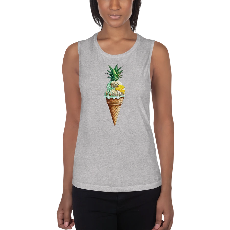 Not Vanilla Ice-cream cone flowy tank shirt product image (13)