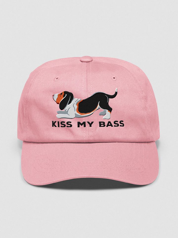Kiss My Bass Classic Dad Hat(Embroidered) of a Basset Hound(Tricolor) product image (25)