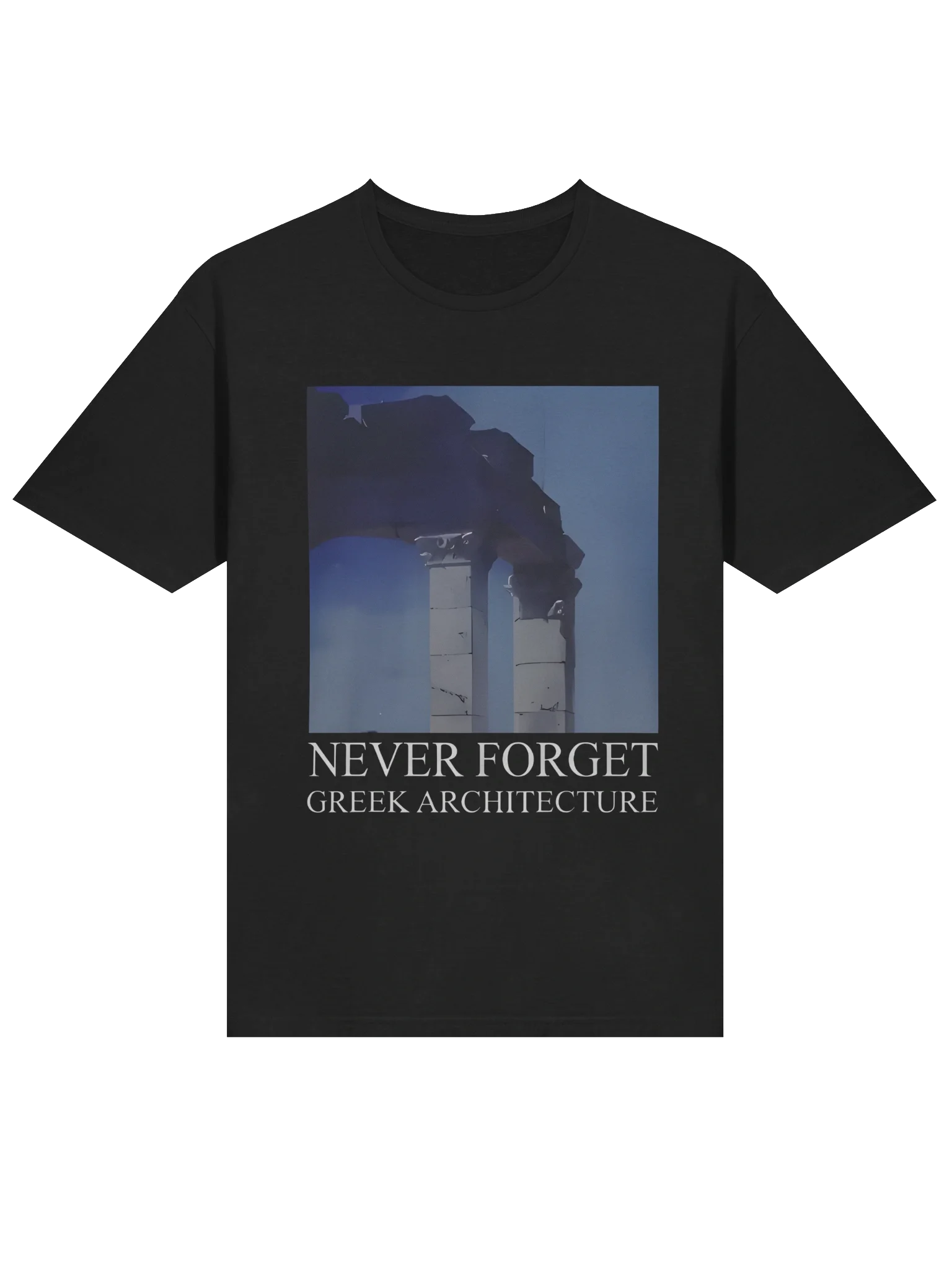 Never Forget Greek Architecture T-Shirt product image (2)