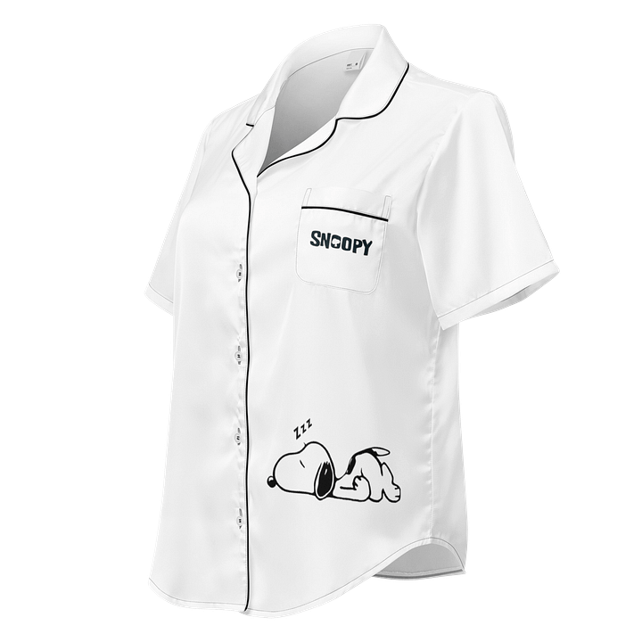 Sleepy Snoopy Satin Pajama Top product image (1)