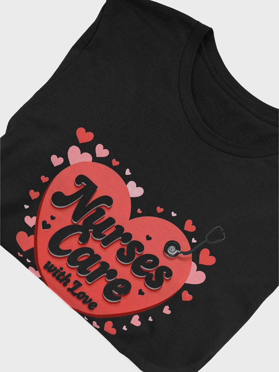 Nurse Love Heart Stethoscope T-Shirt product image (47)
