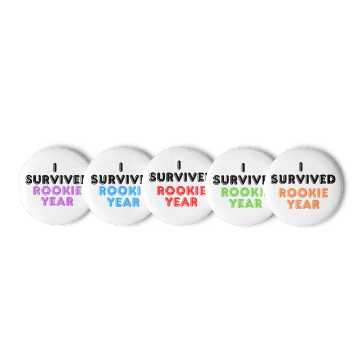 I SURVIVED ROOKIE YEAR pins product image (1)