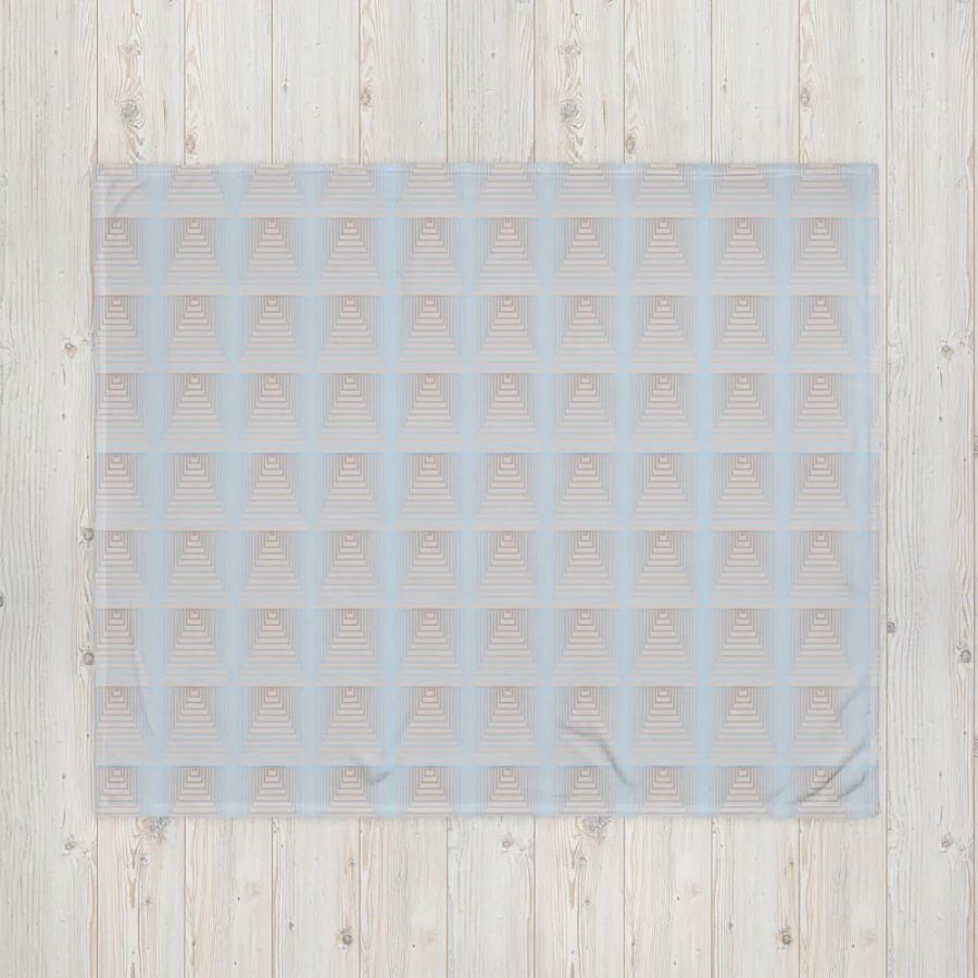 Modern Geometric Harmony Throw Description: product image (6)