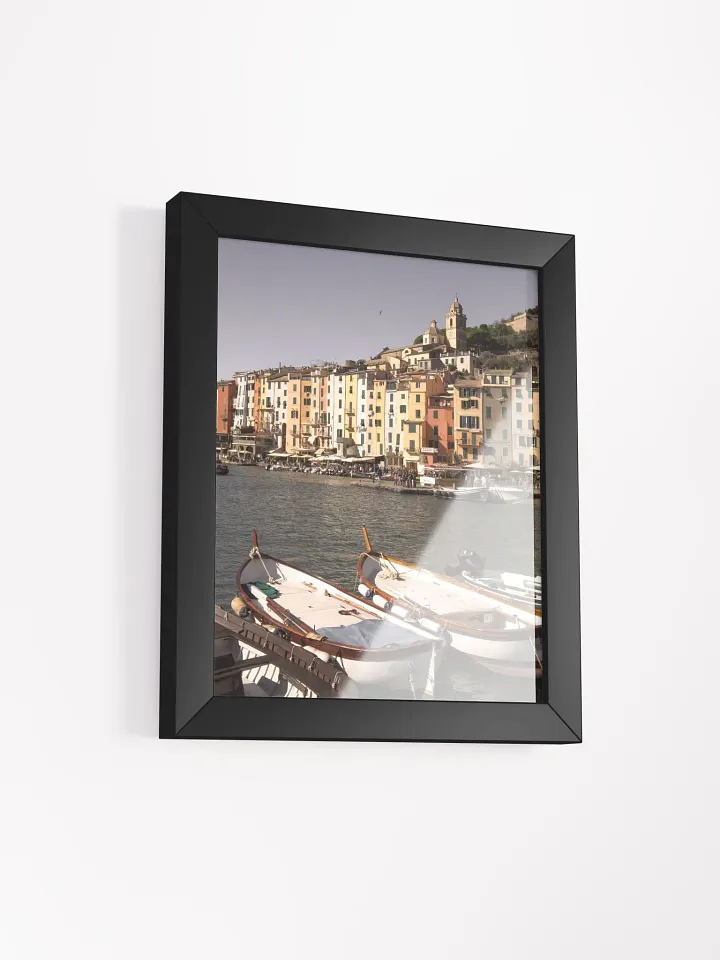 Porto Venere Boats - Framed High-Quality Matte Poster product image (2)