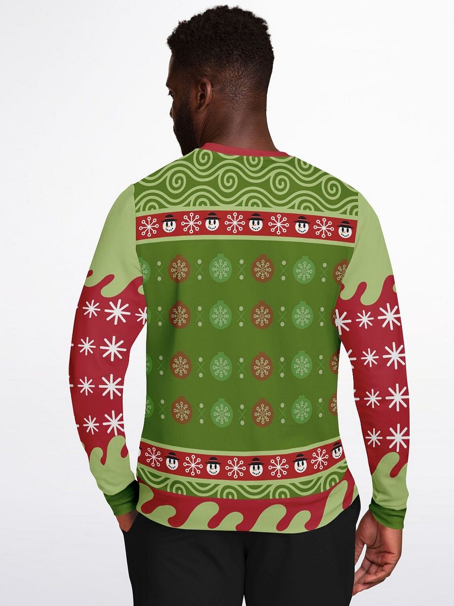 Funny Snowman Christmas Sweatshirt | Winter Holiday Humor Outfit | Unisex Christmas Party Sweater product image (4)