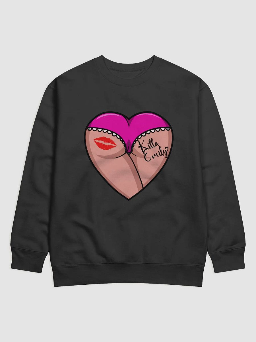 PINK HEART BUTT SWEATSHIRT product image (1)