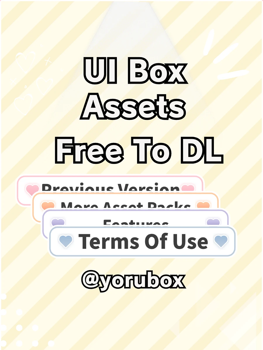 Cute UI Page Decoration Box 【001】 product image (2)