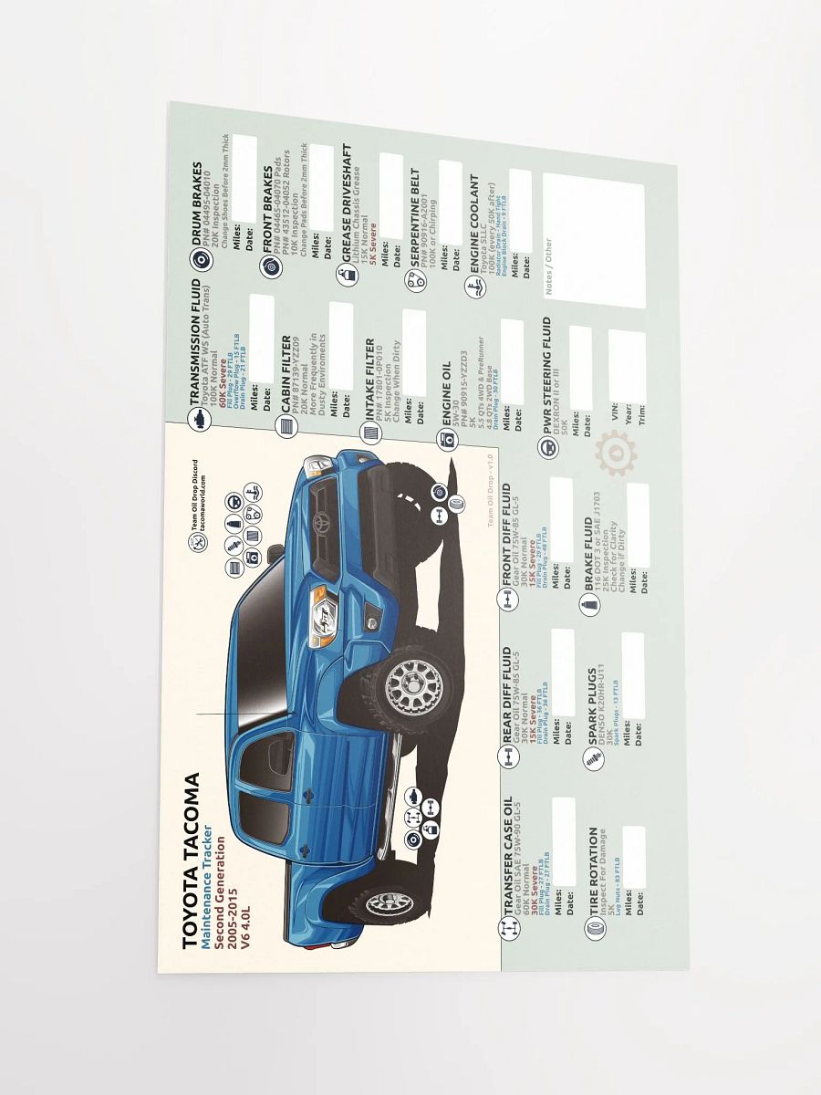 2nd GEN MAINTENANCE TRACKER V1.0 - Speedway product image (3)
