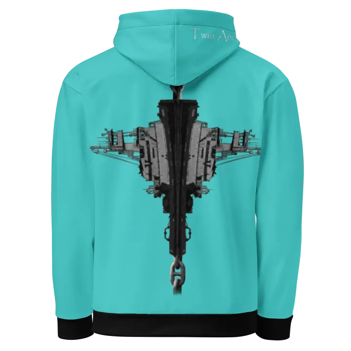 Turquoise Hudson VB-chain Hoodie product image (1)