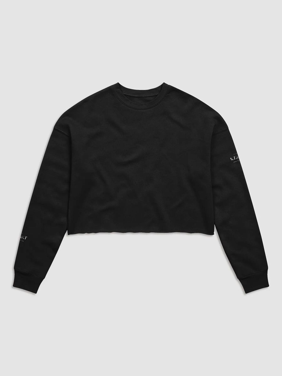 $.T.@.T B@D GY@L V!B3$ Crop Sweatshirt product image (1)