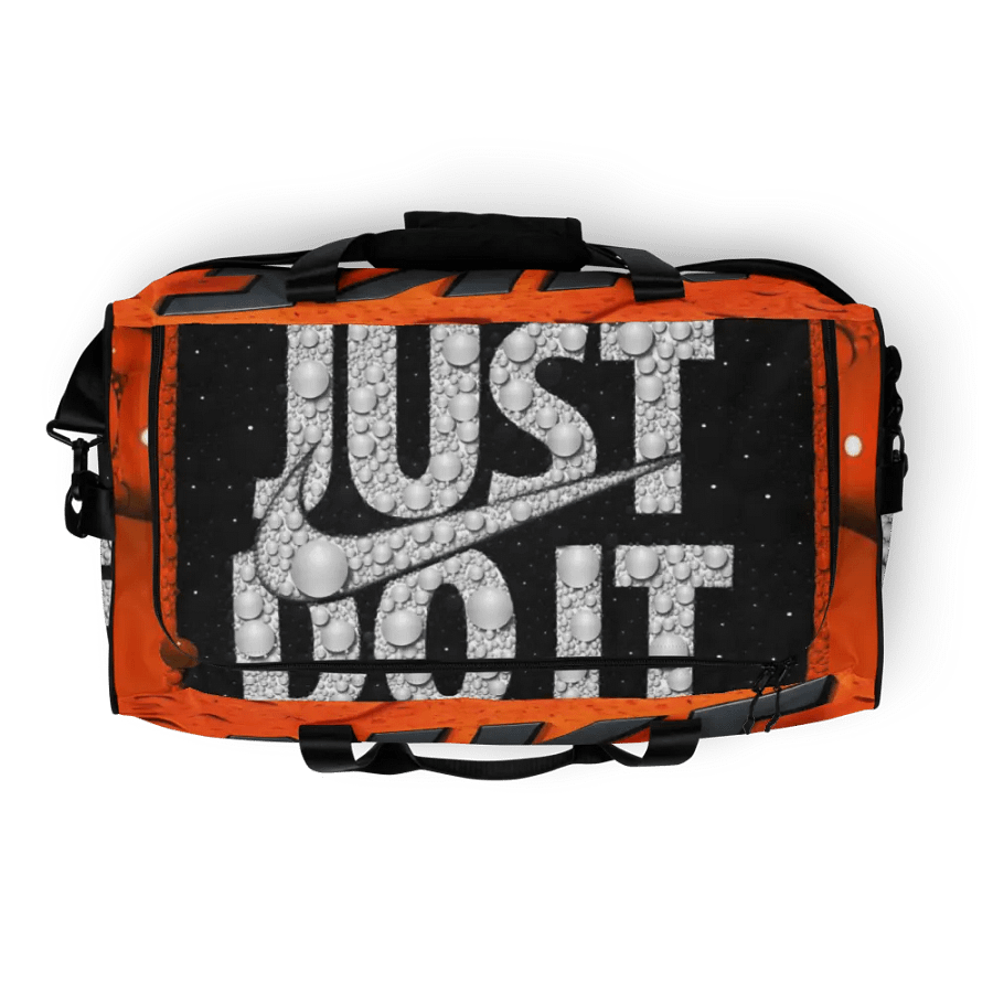 Buhay Tuklas Nike Swoosh Orange All-Over Duffle Bag product image (8)