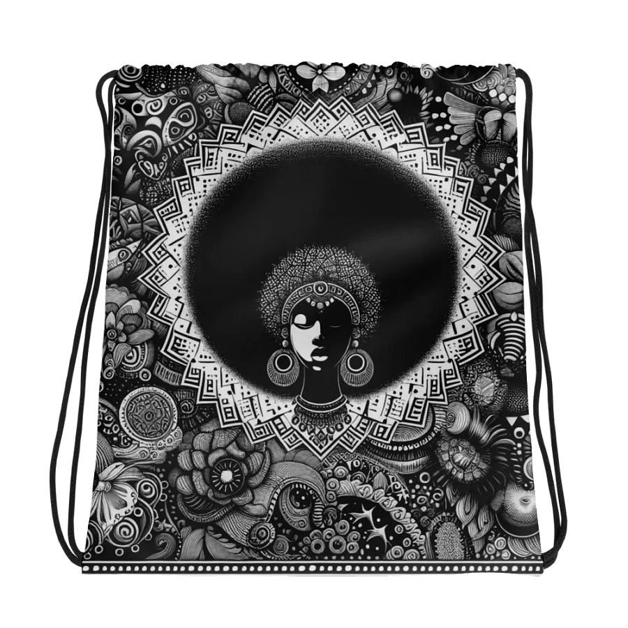 Afrocentric Odessey All-Over Drawstring Bag product image (1)