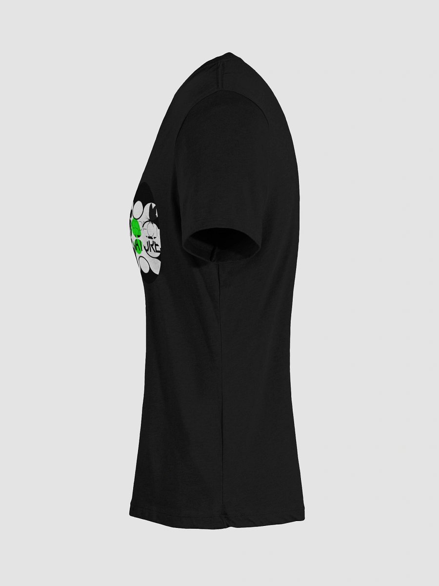 Respect Nature Green Circle Cotton Female V neck T-shirts product image (4)