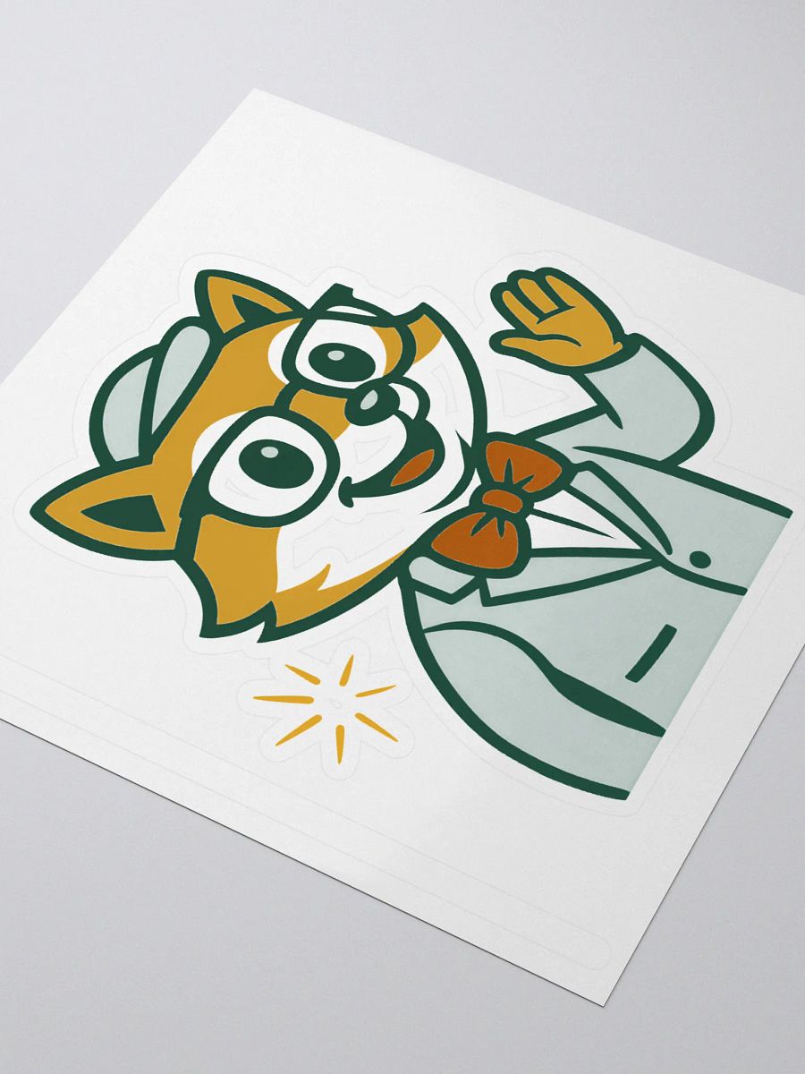 Dapper Fox Kiss Cut Stickers product image (3)