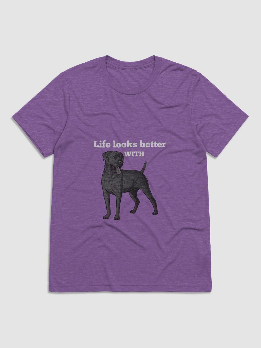 Trust The Vibe: "Life Looks Better with My Dog" Statement Tee product image (1)