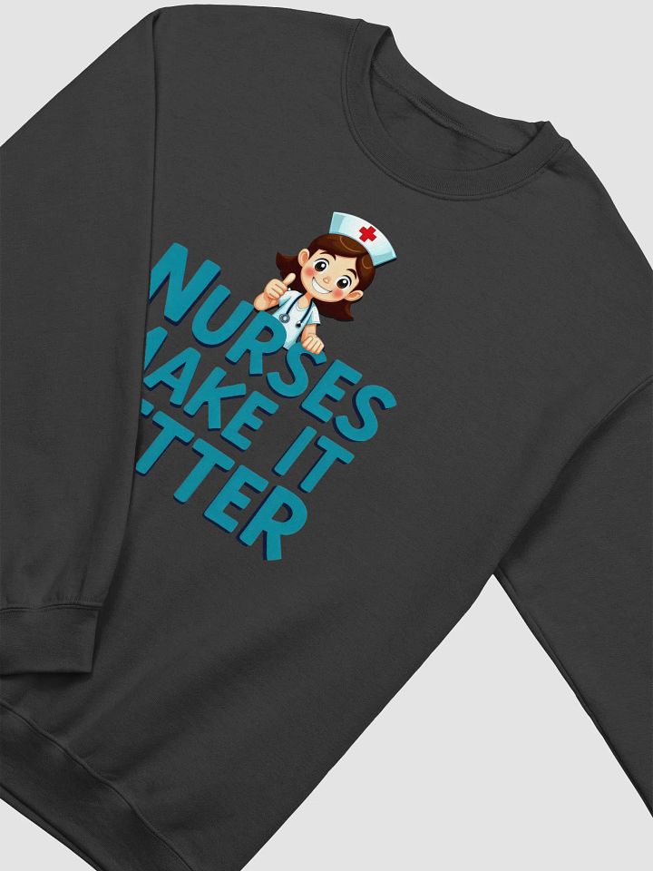 Nurse Power Thumbs-Up Crewneck product image (20)