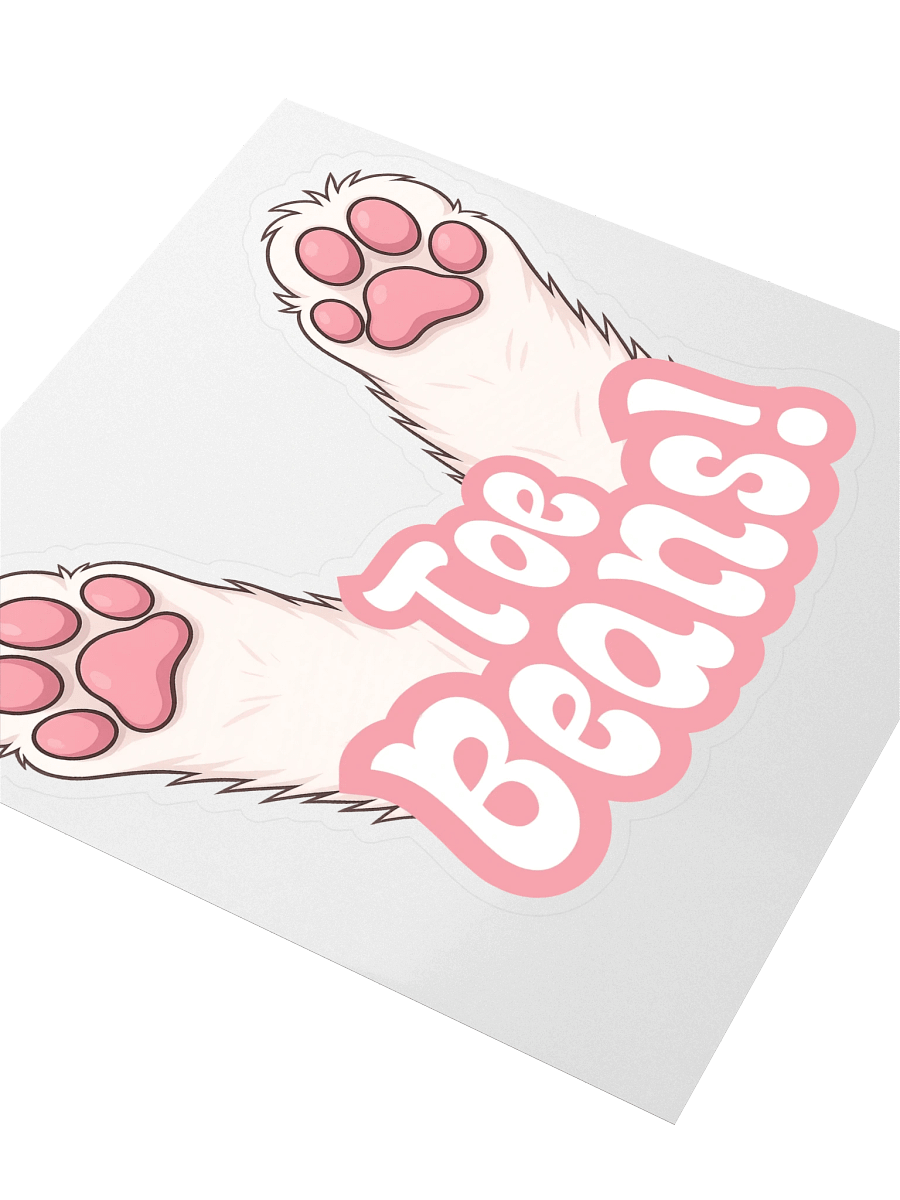 Large Toe Beans Sticker product image (3)
