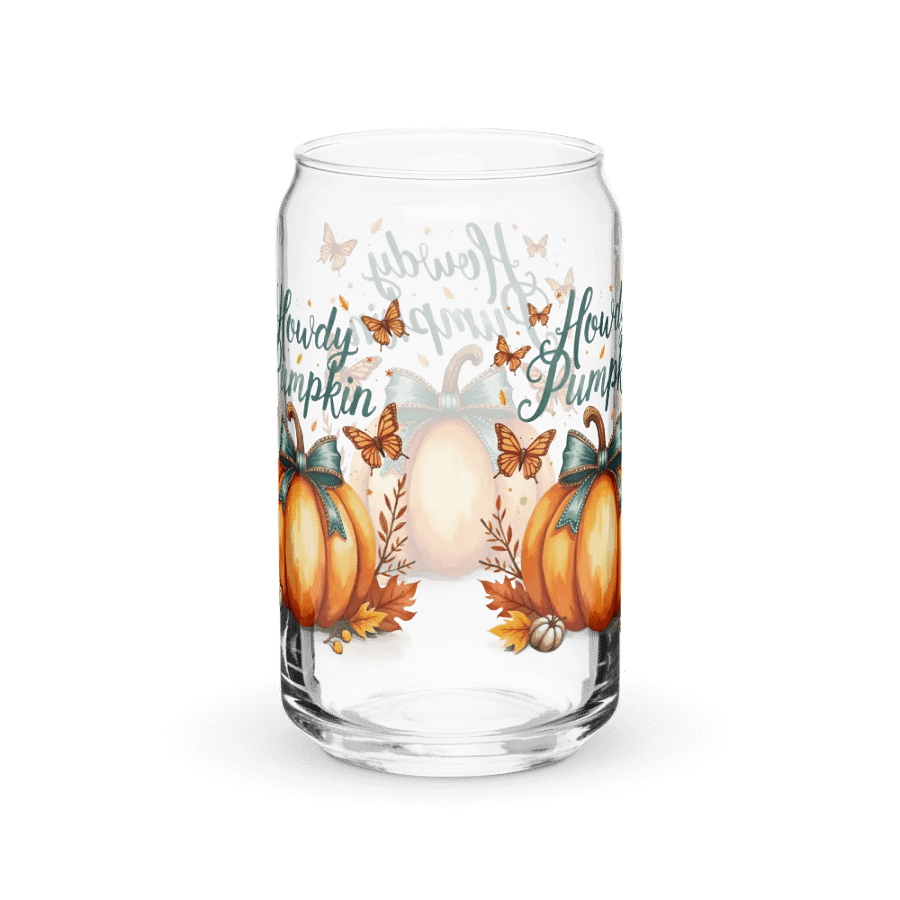 Autumn Elegance And Pumpkin Season Can-Shaped Glass Set product image (2)