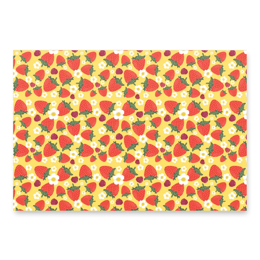 Strawberry Field and Blossom Wrapping Paper Set product image (3)