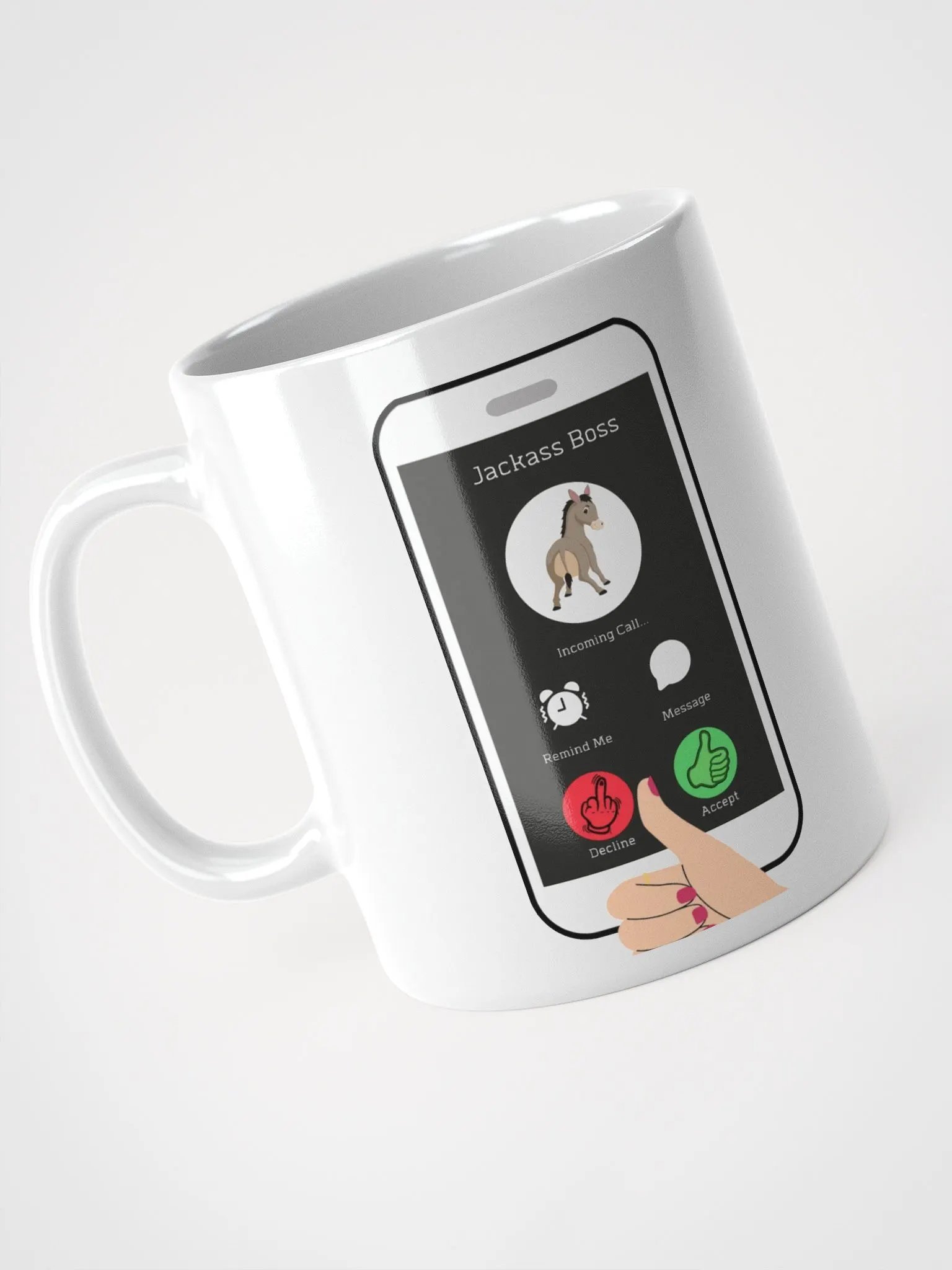 When The Boss Calls - White Mug product image (8)