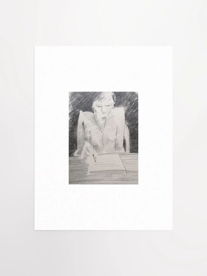 Sloy writing (pencil sketch) Print product image (2)