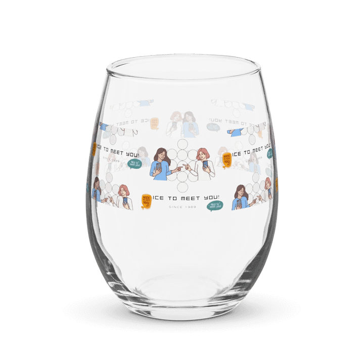 Ice To Meet You! Stemless Wine Glass product image (2)