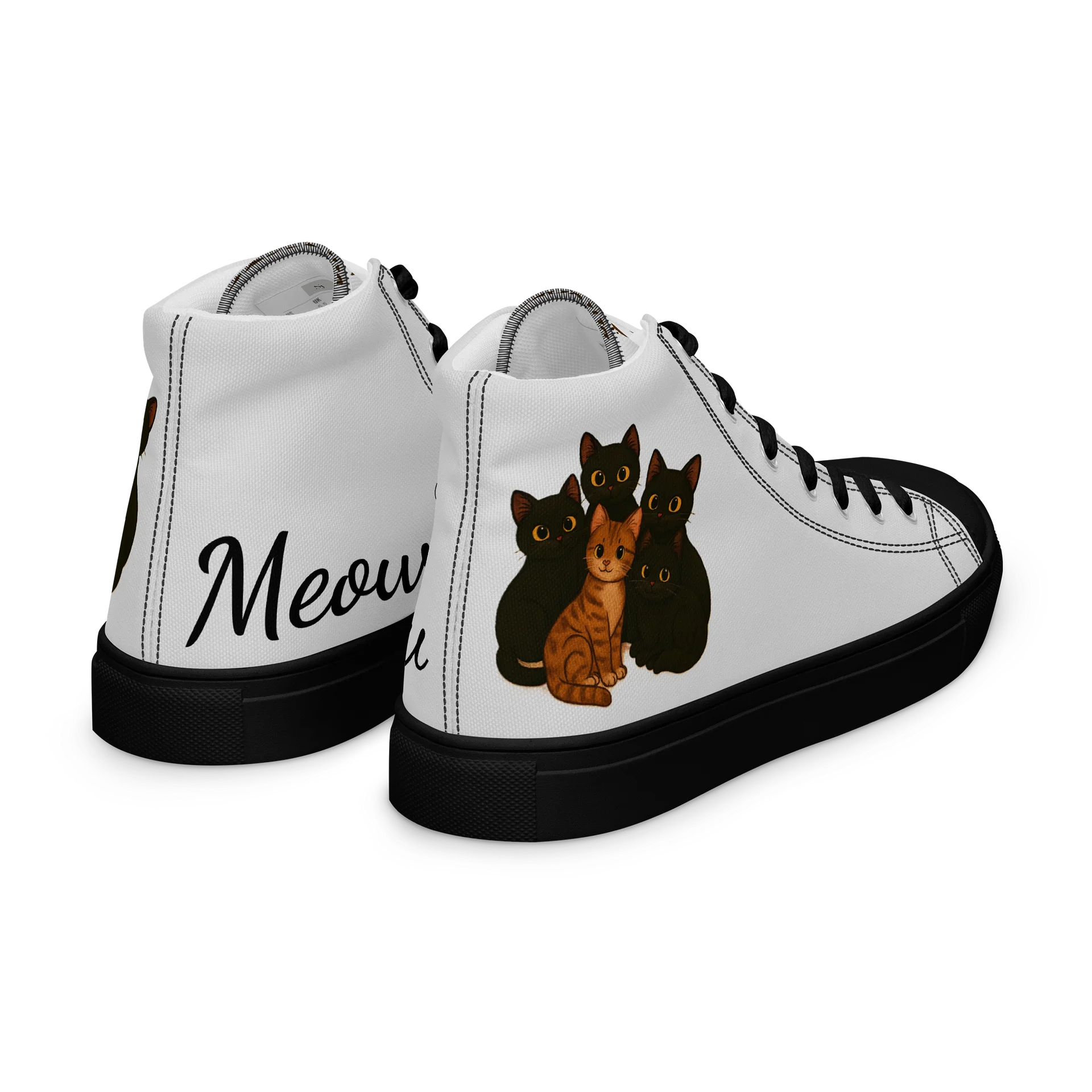 Kitty Cat Men's High Top Shoes product image (10)