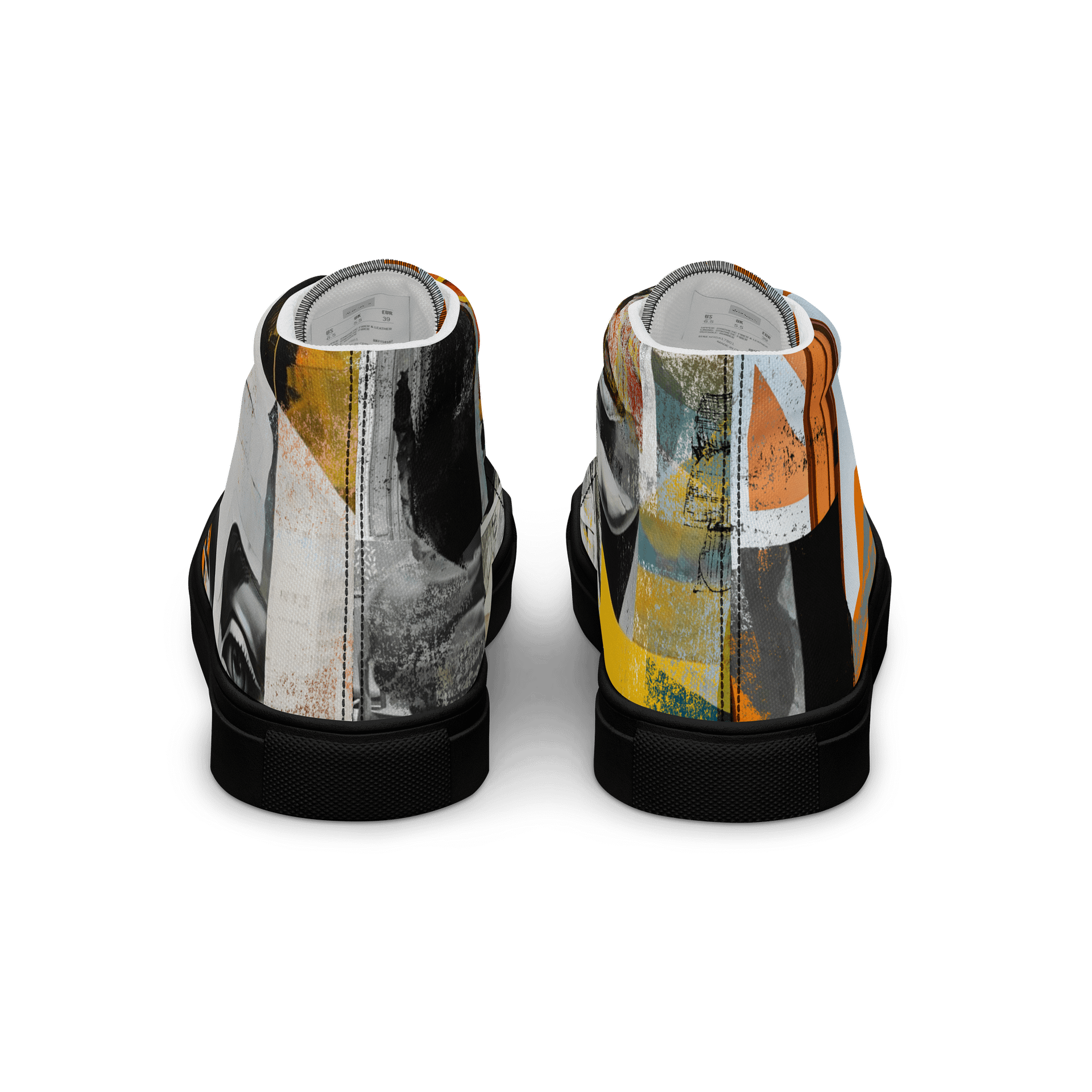 Mixed Media Artwork High Top Shoes product image (7)