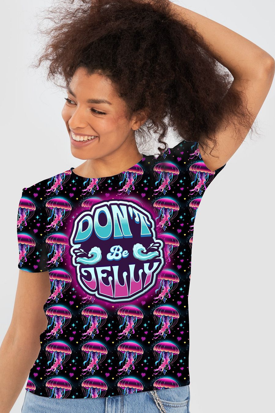 Funny Jellyfish All Over Print T-shirt product image (3)