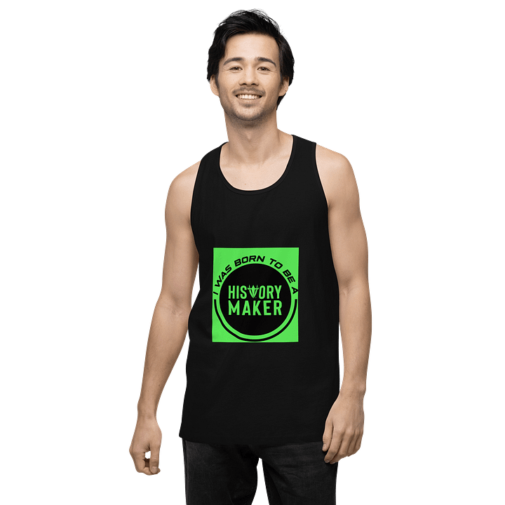I was Born to be a History Maker Black Men's Tank Top product image (2)