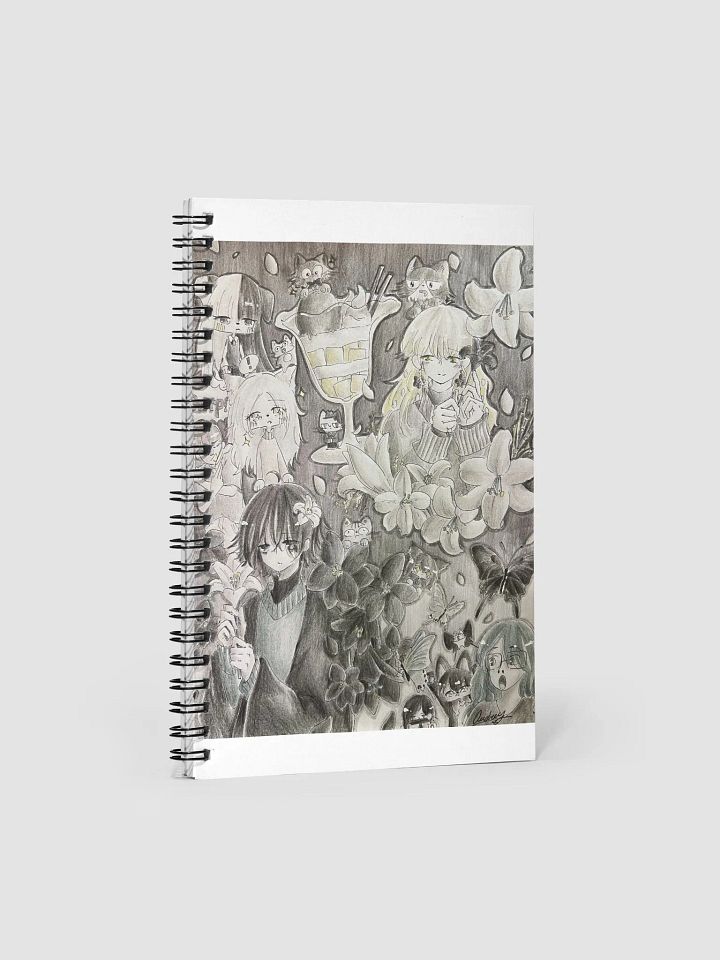 Black, Grey, and White - Notebook product image (2)