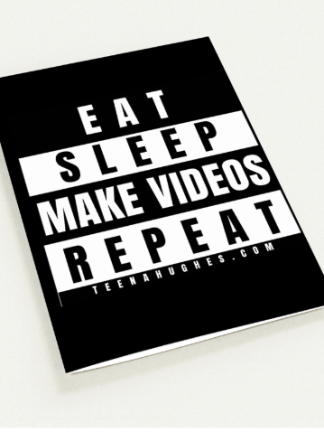 EAT • SLEEP • MAKE VIDEOS • REPEAT • Greeting Card product image (2)