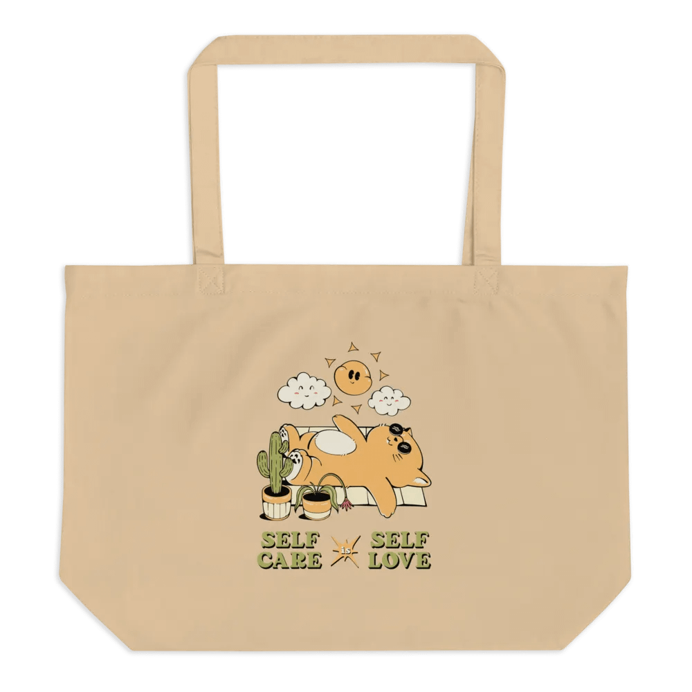 Self Care is Self Love Comfy Tote Bag! product image (10)