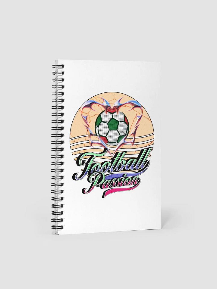 Passion Football Soccer Play Spiral Notebook product image (2)