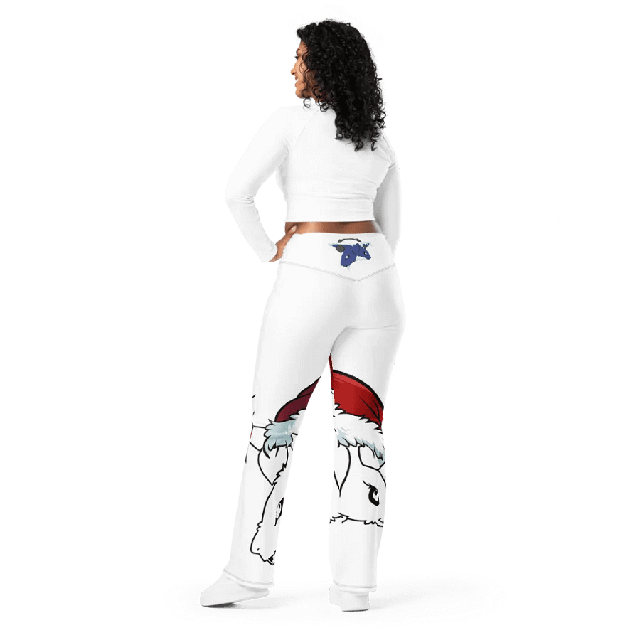 Santa Rabbits All-Over Flare Leggings product image (3)