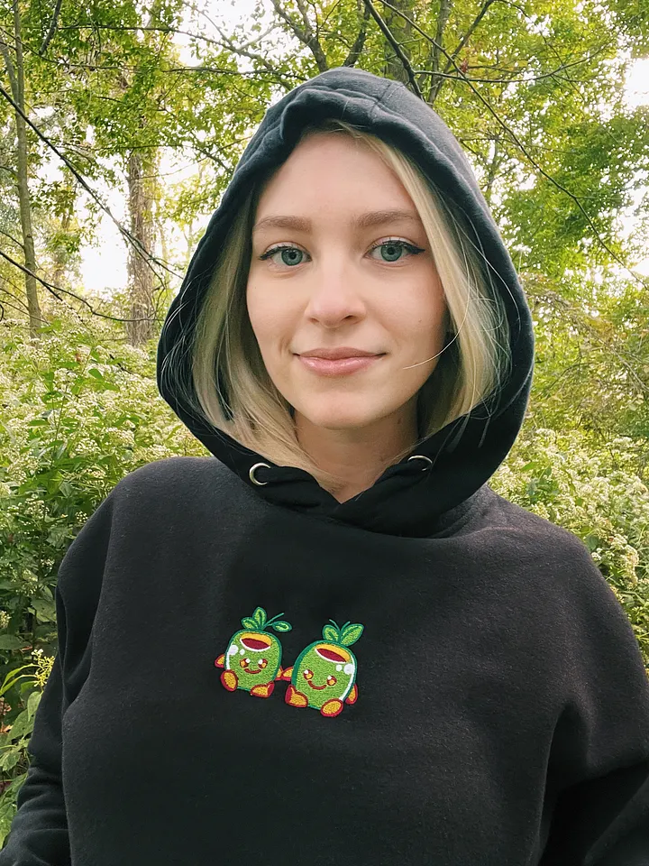 Olives Embroidered Unisex Hoodie [Wrist Detail] product image (2)