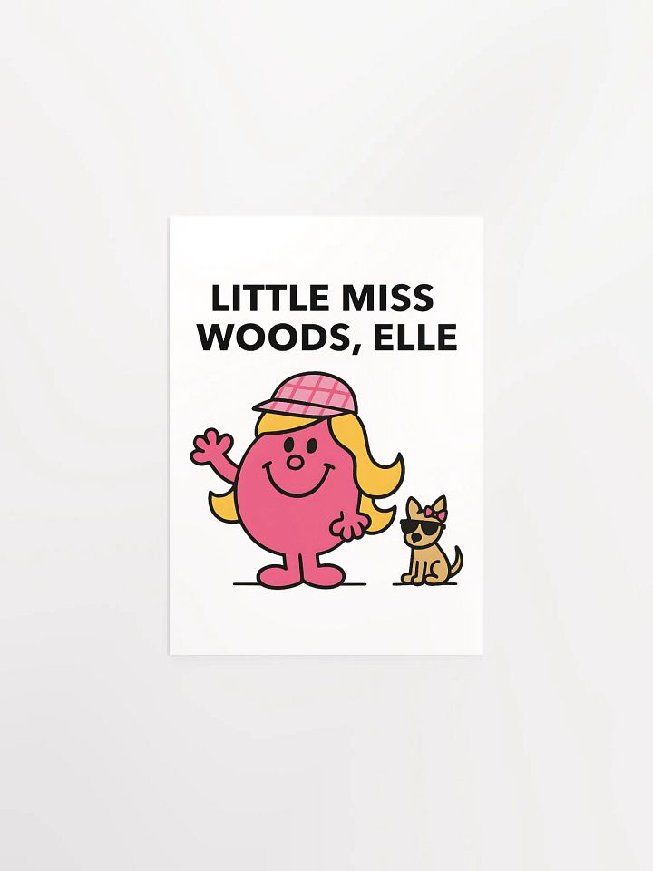 Little Miss Elle Woods Poster – Enhanced Matte Broadway Pop Art Wall Print product image (1)