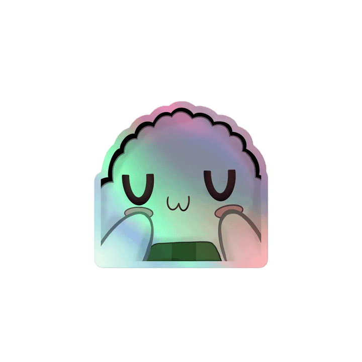 UwU Riceball Sticker product image (1)