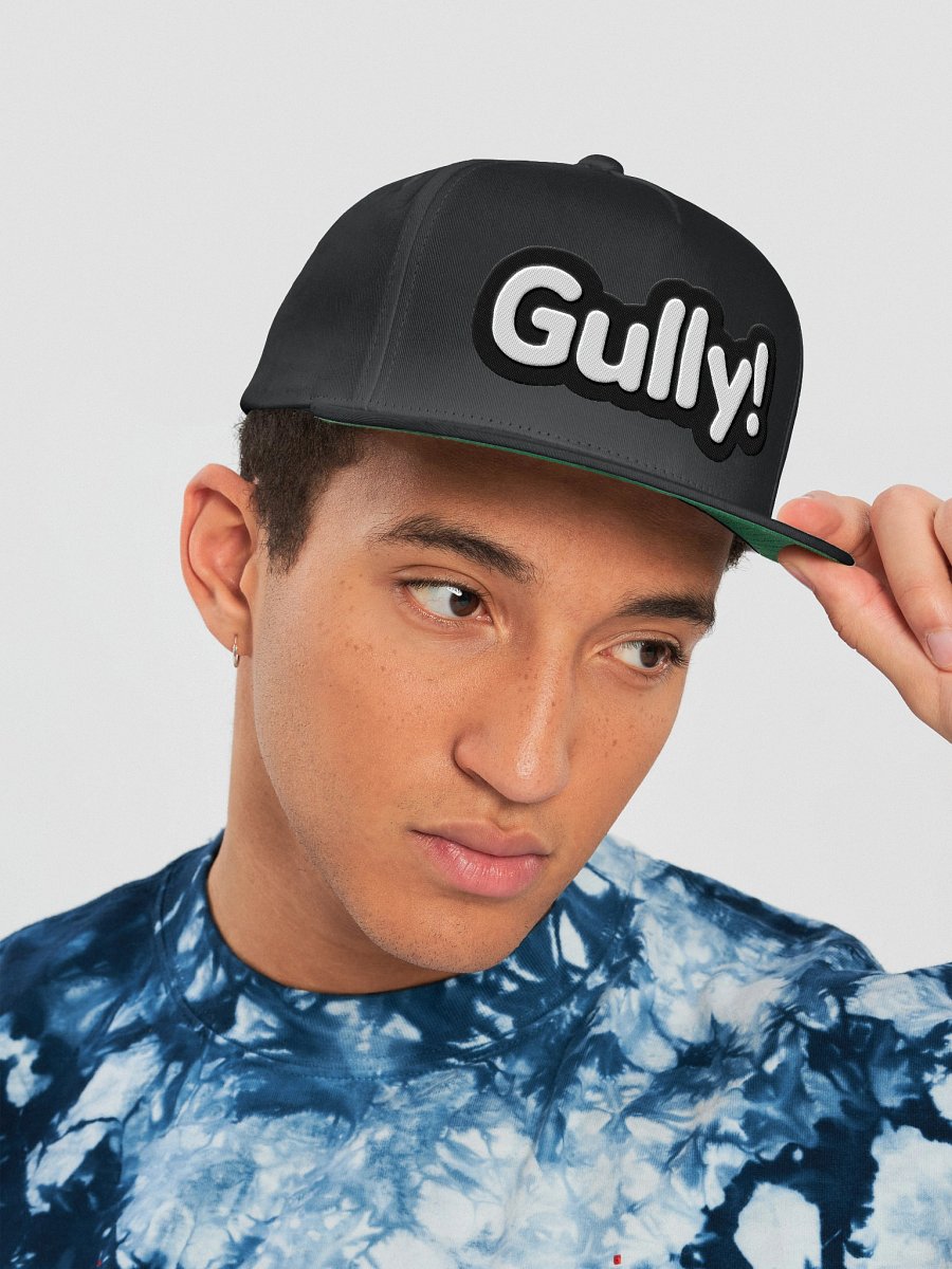 GULLY Statement Snapback: Yupoong Flat Cap product image (5)