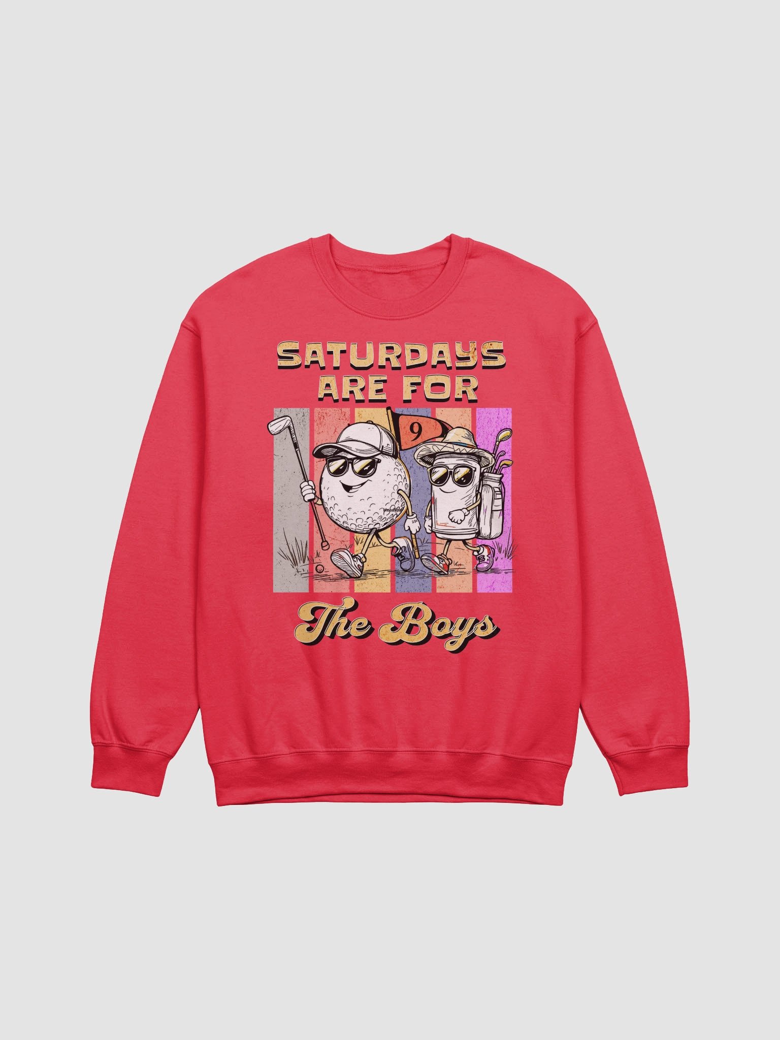 Saturdays Are For The Boys Golfing Crewneck product image (11)