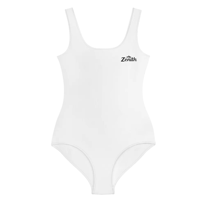 White Zenith Blank Canvas Youth Swimsuit product image (1)