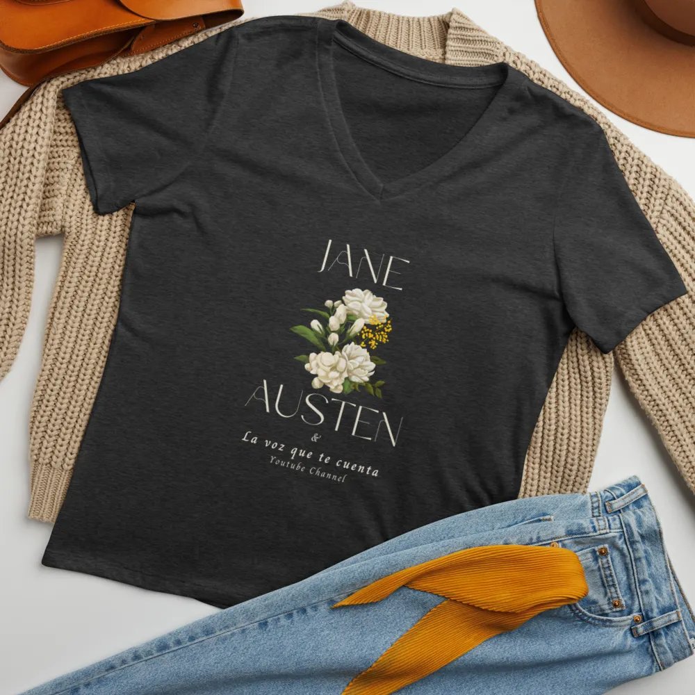 Camiseta de pico Jane Austen product image (7)