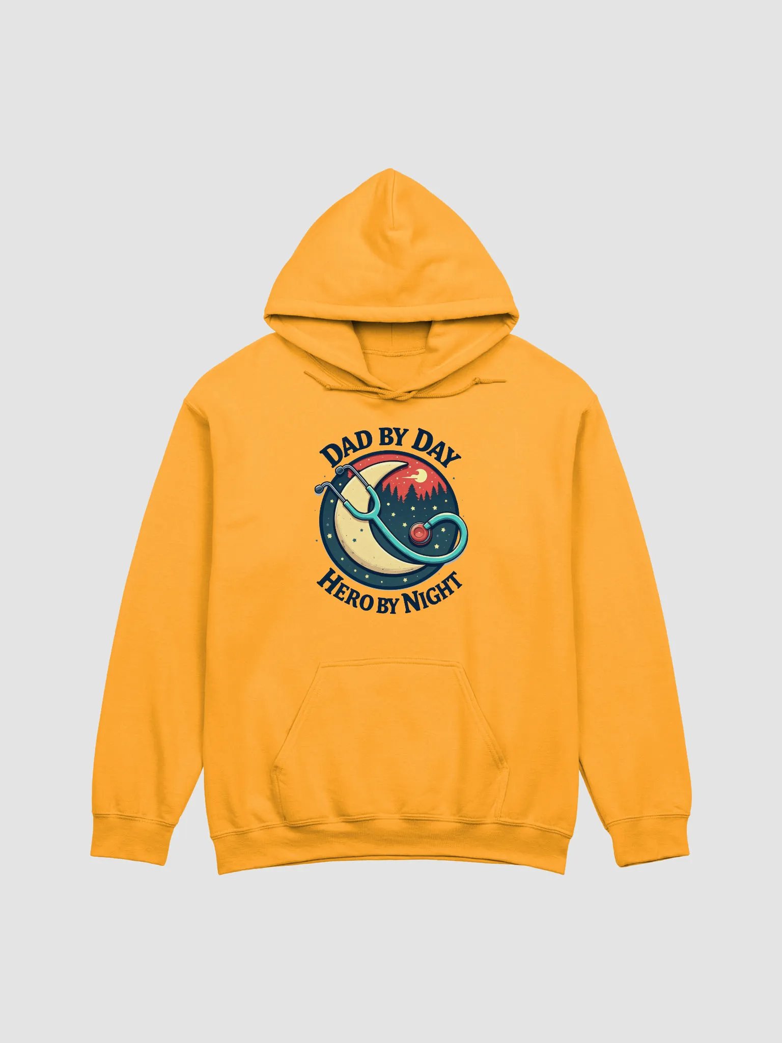 Starry Night Hero Dad Hoodie product image (4)