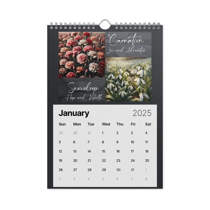 2025 Flowers of the Month Calendar product image (28)
