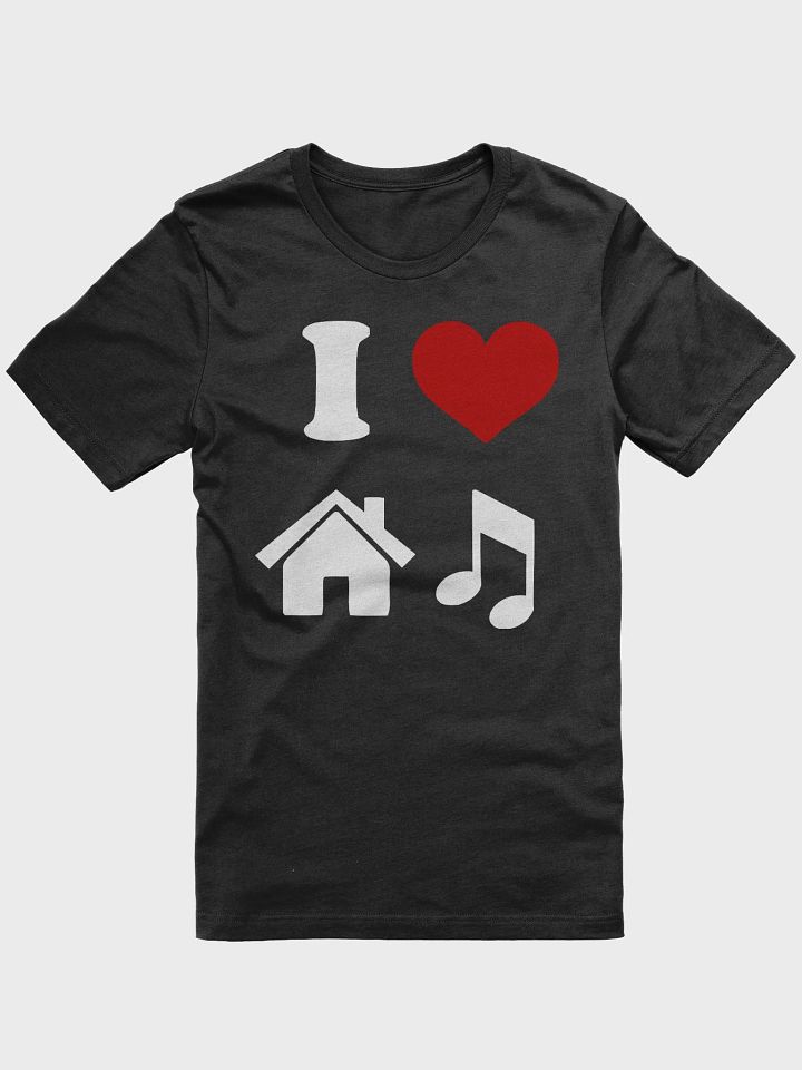 I Love House Music 2 (white red) product image (1)