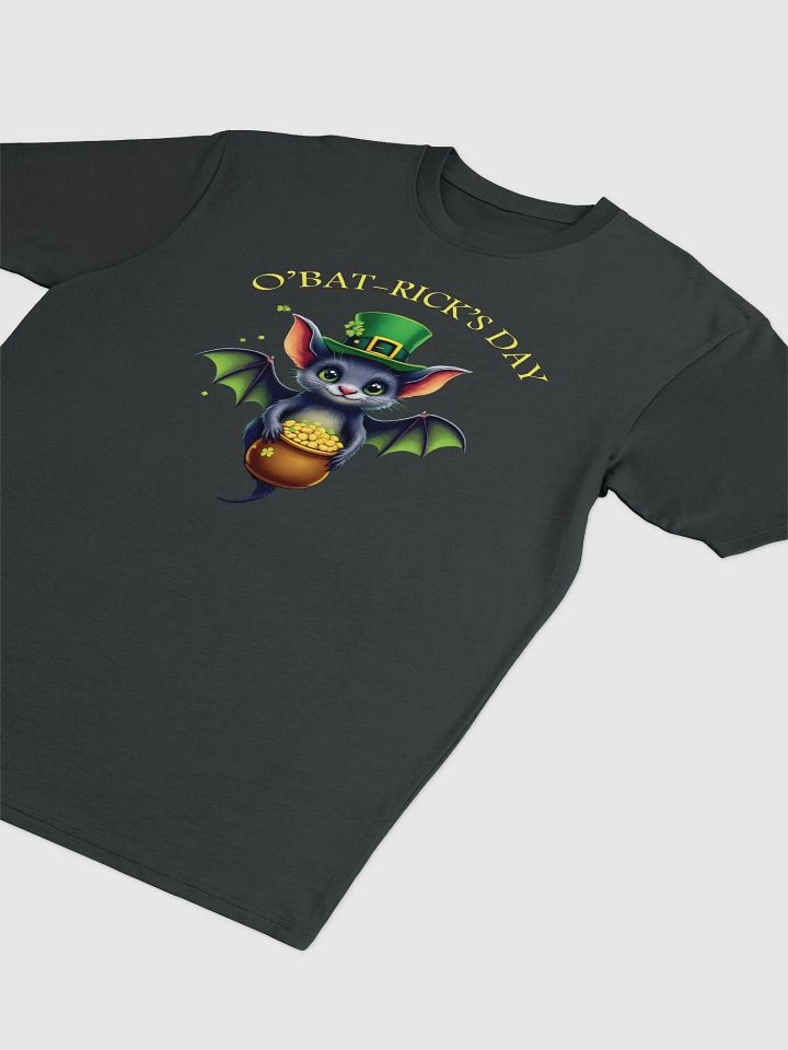 Cute St. Patrick’s Day Bat T-Shirt – O’Bat-Rick’s Day Funny Irish Design product image (4)